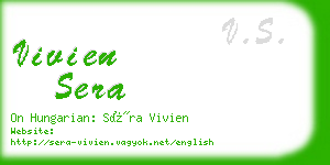 vivien sera business card